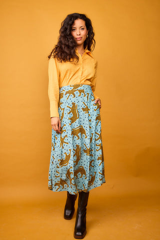 Cheetah Leaf Skirt
