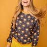 Yellow Flower Fruit Sweatshirt