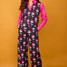 Gilet Flora Fiore Rosa