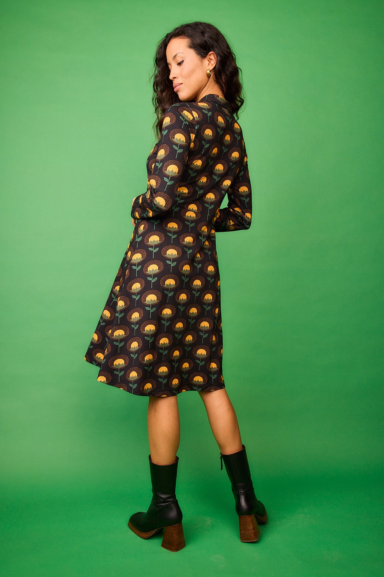 Short Yellow Flower Elf Dress