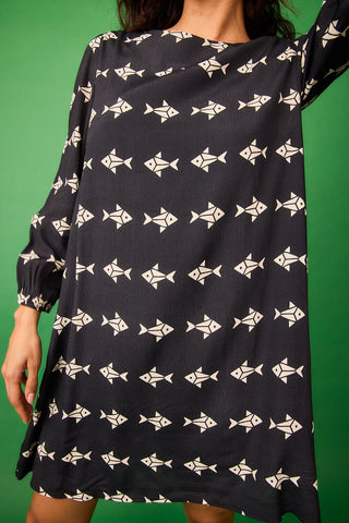Vestido Corto Morera Pez