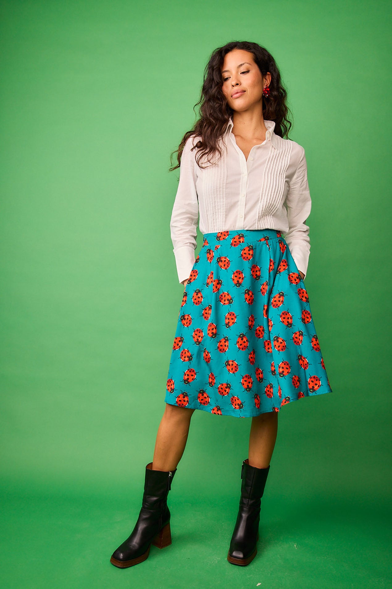 Falda Cima Mariquita