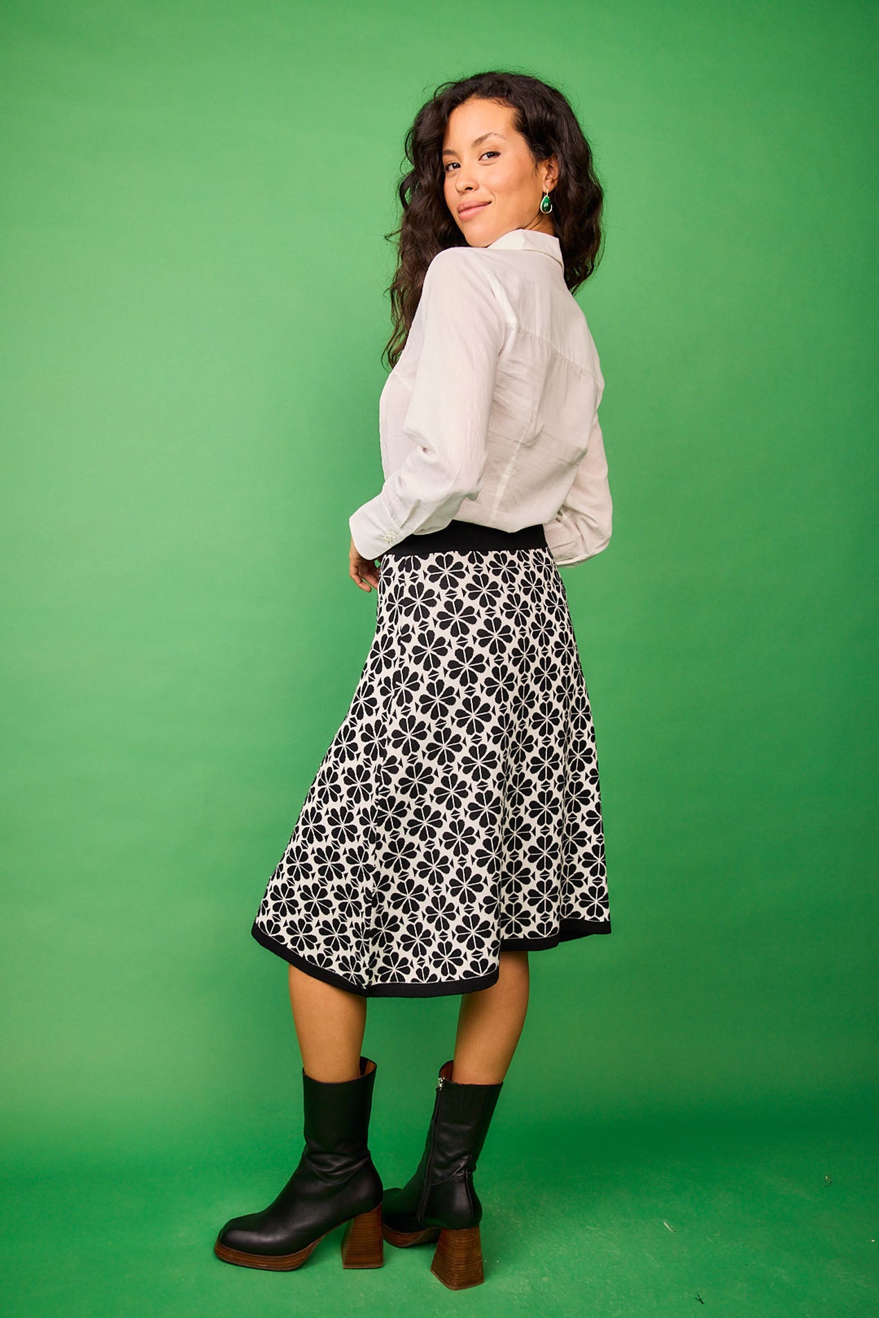 Falda Savia Flor