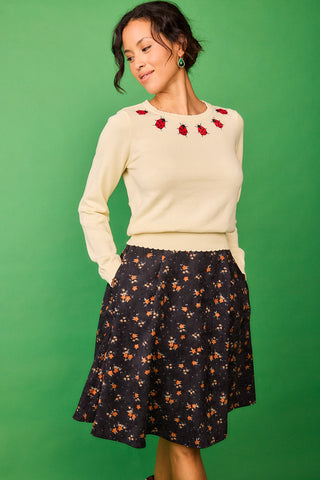 Falda Cima Negro