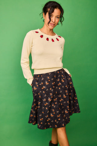 Falda Cima Negro