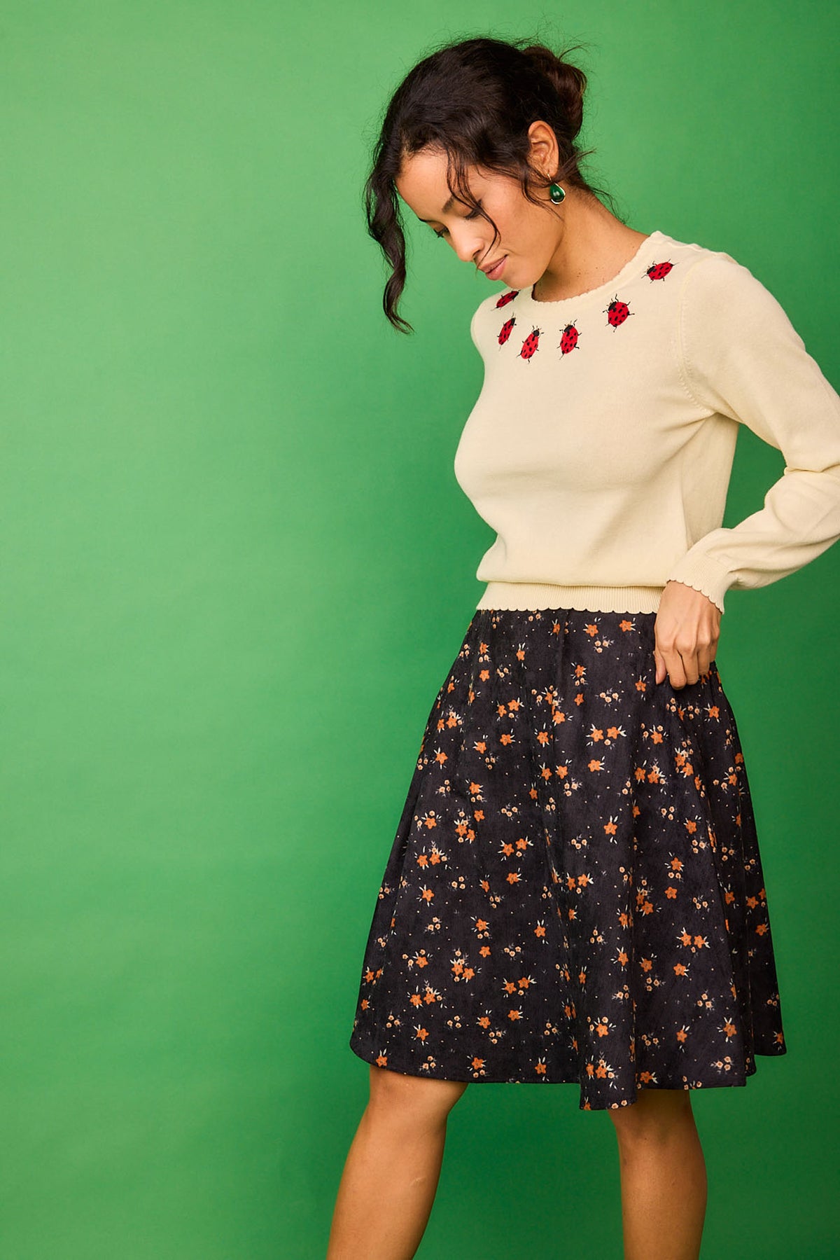 White Firefly Gloria Sweater