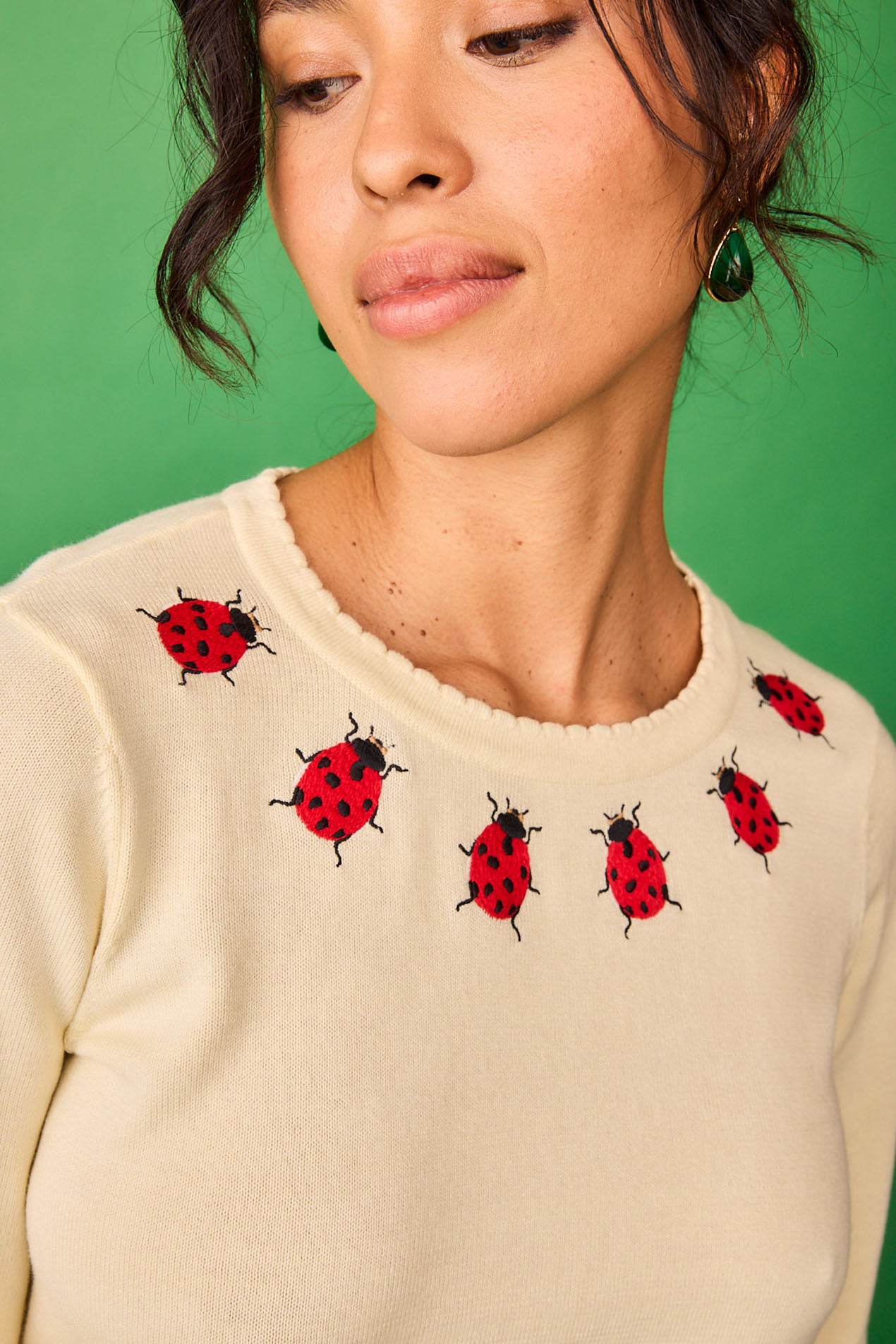 White Firefly Gloria Sweater