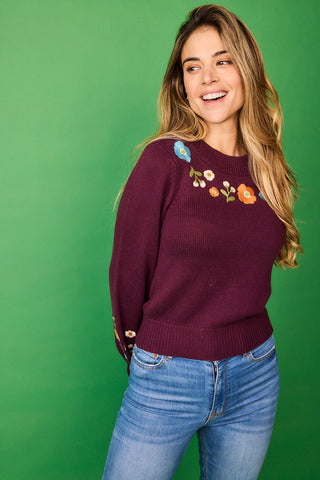 Jersey Cenicienta Burdeos