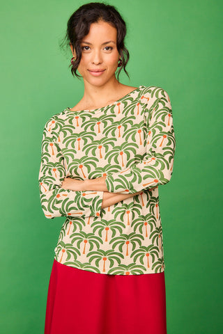 Top Bruma Blanca Palmer