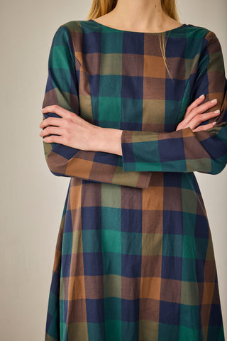 Blue Plaid Witches Dress