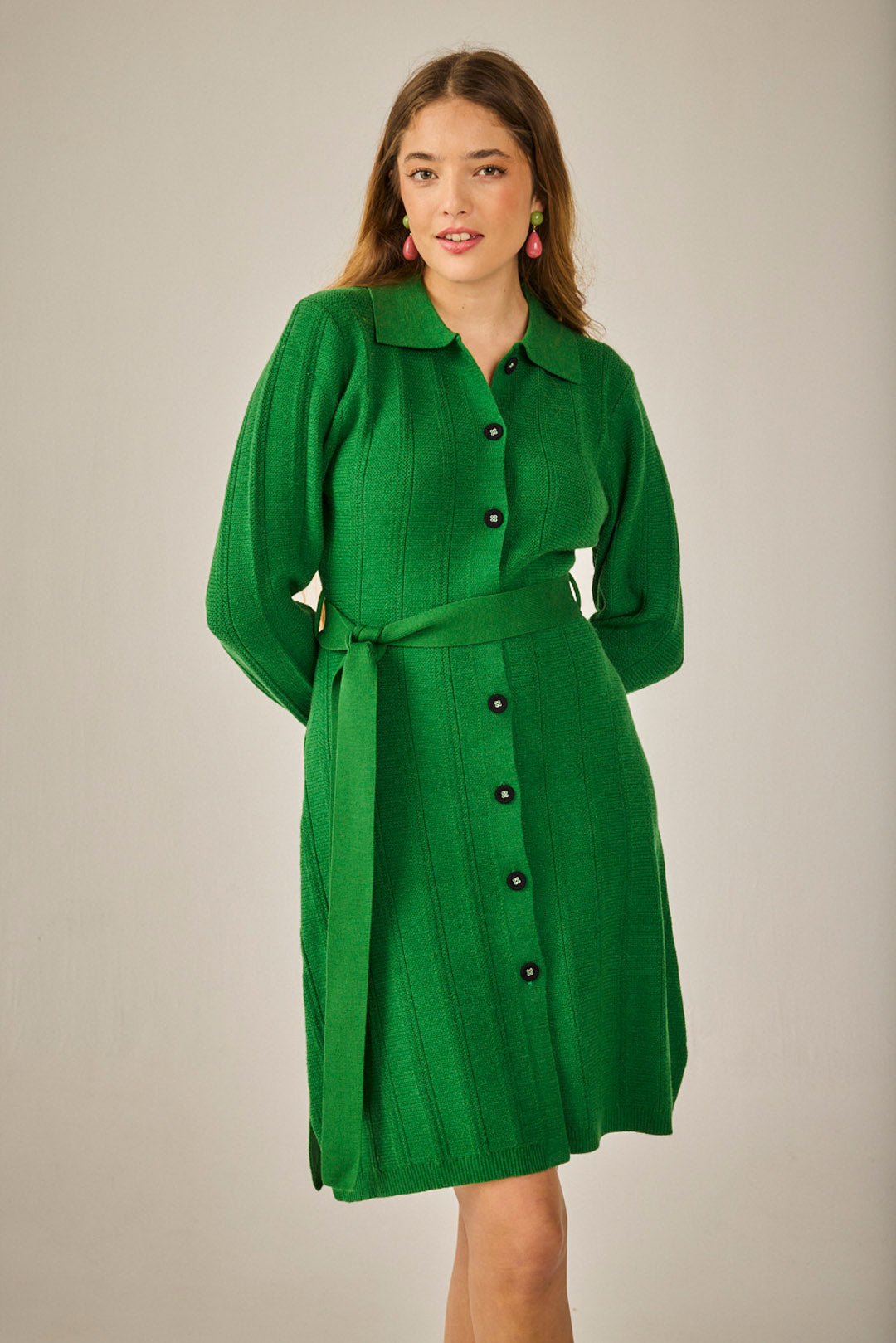 Kurzes Kleid Nantes Grün