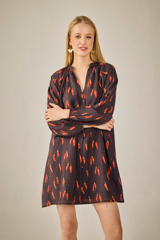 Praga Short Dress black