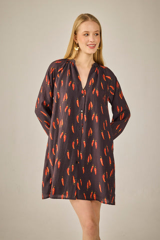 Praga Short Dress black