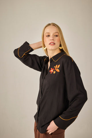 Camisa Tallin negro