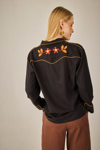 Camisa Tallin negro