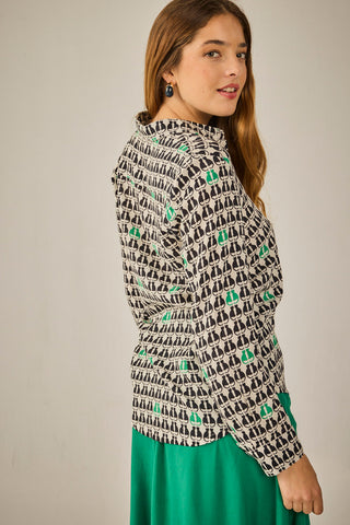 Camisa Atenas Gato verde