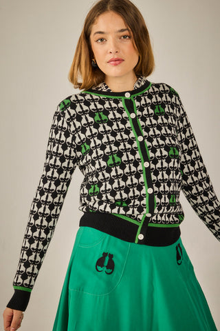 Chaqueta Pisa Gato verde