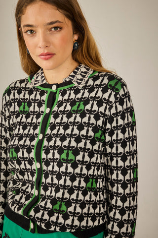 Chaqueta Pisa Gato verde