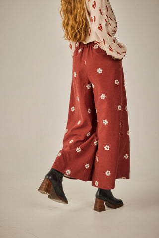 Navy tile pants