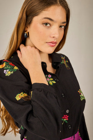 Camisa Pristina Negra