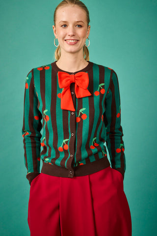Chaqueta Viena cerezas Rosas