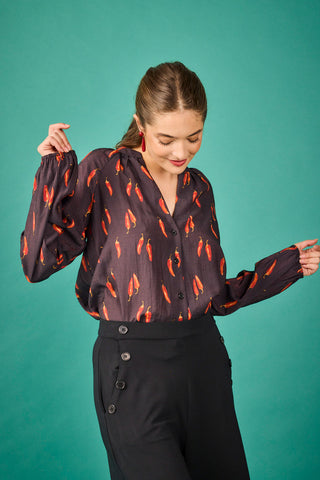 Camisa Londres negro