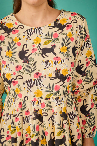 Vestido Corto Amsterdam Gatos