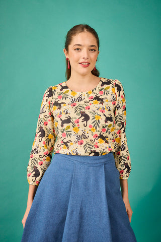 Camisa Berna Gatos