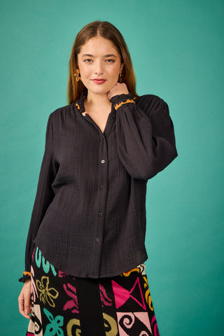 Camisa Nicosia Negra