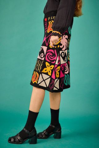 Falda Hamburgo multicolor