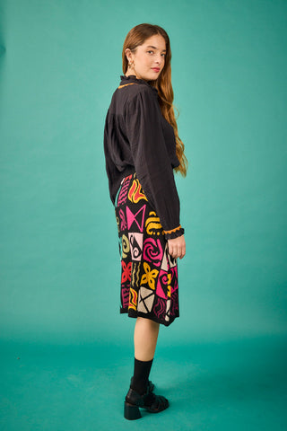 Falda Hamburgo multicolor
