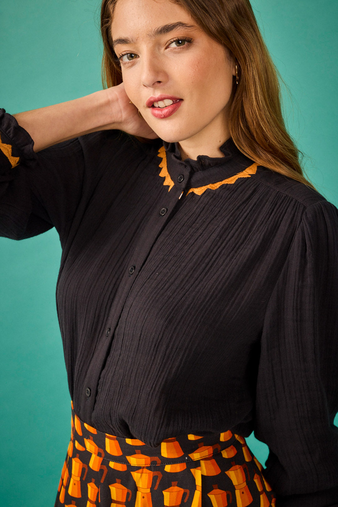 Camisa Nicosia Negra