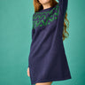 Vestido Corto Bergen azul