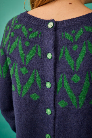 Vestido Corto Bergen azul