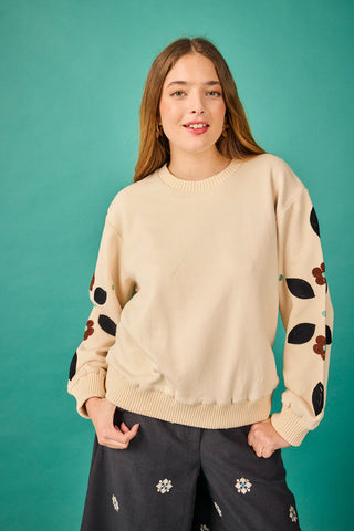 Sudadera Ankara beige