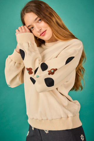 Sudadera Ankara beige