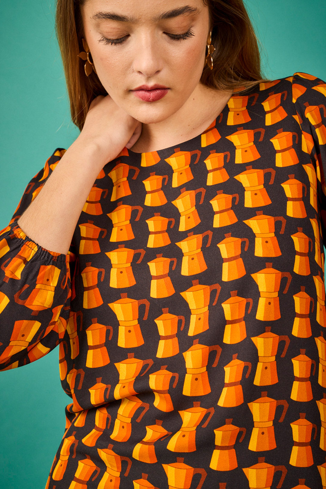 Camisa Berna Café