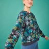Sweatshirt Andorra azul-marinho