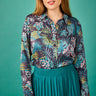 Camisa Atenas azul-marinho