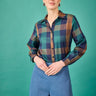 Camicia Sintra a quadri blu