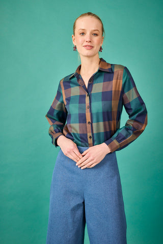 Camisa Sintra Cuadros azul