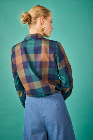 Camisa Sintra Cuadros azul