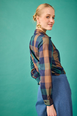 Camisa Sintra Cuadros azul