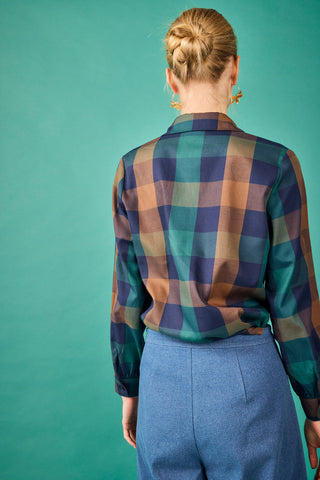 Camisa Sintra Cuadros azul