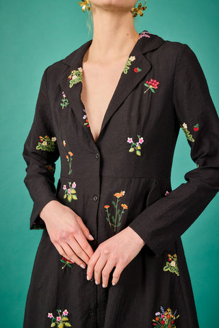 Black Moscow Midi Dress