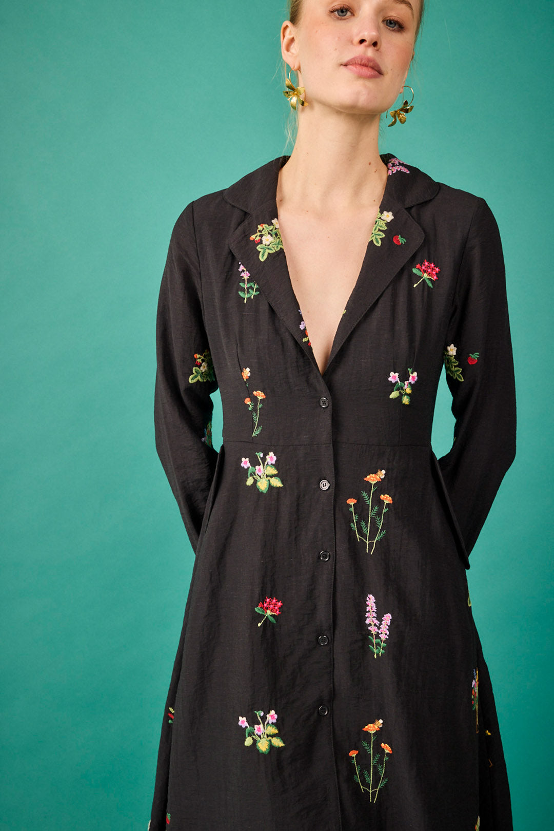 Black Moscow Midi Dress