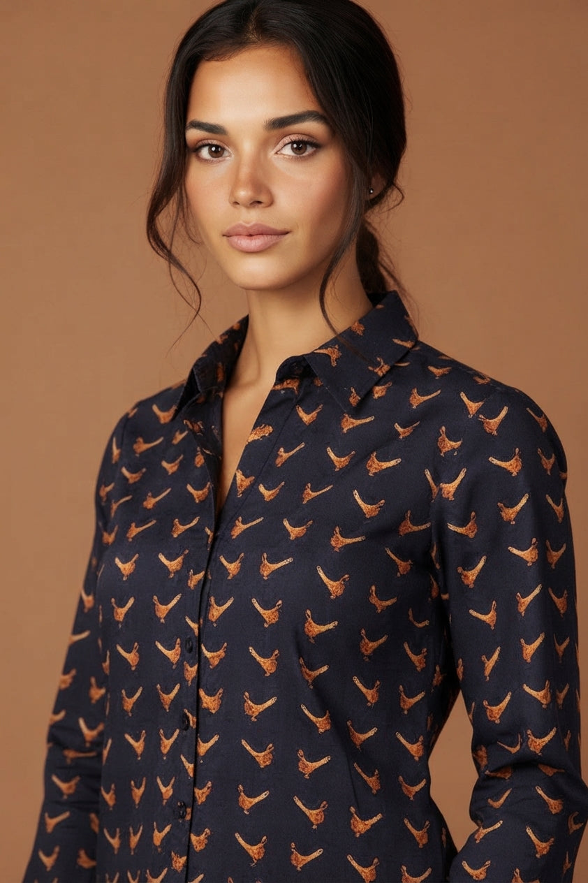 Camisa Lisboa negro