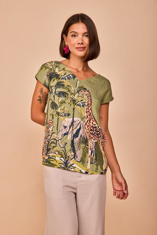 Top Rodas Verde Selva