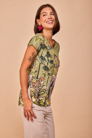 Top Rodas Verde Selva