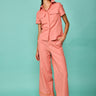 Camisa Deba cor-de-rosa